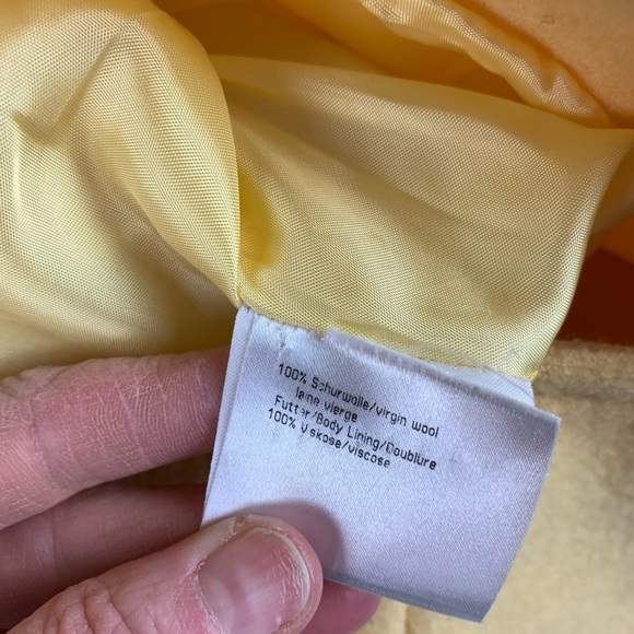 BASLER  Butter Yellow Wool Blazer - Picture 8 of 12